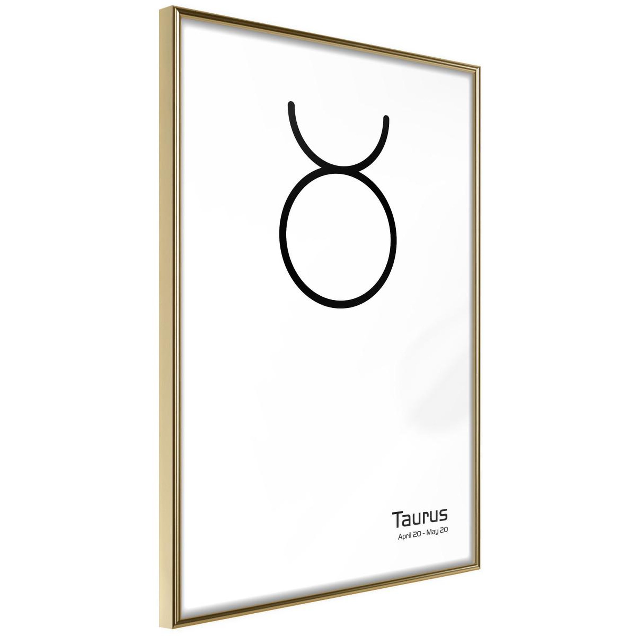 Paris Prix Affiche Murale Encadrée  Zodiac Taurus II