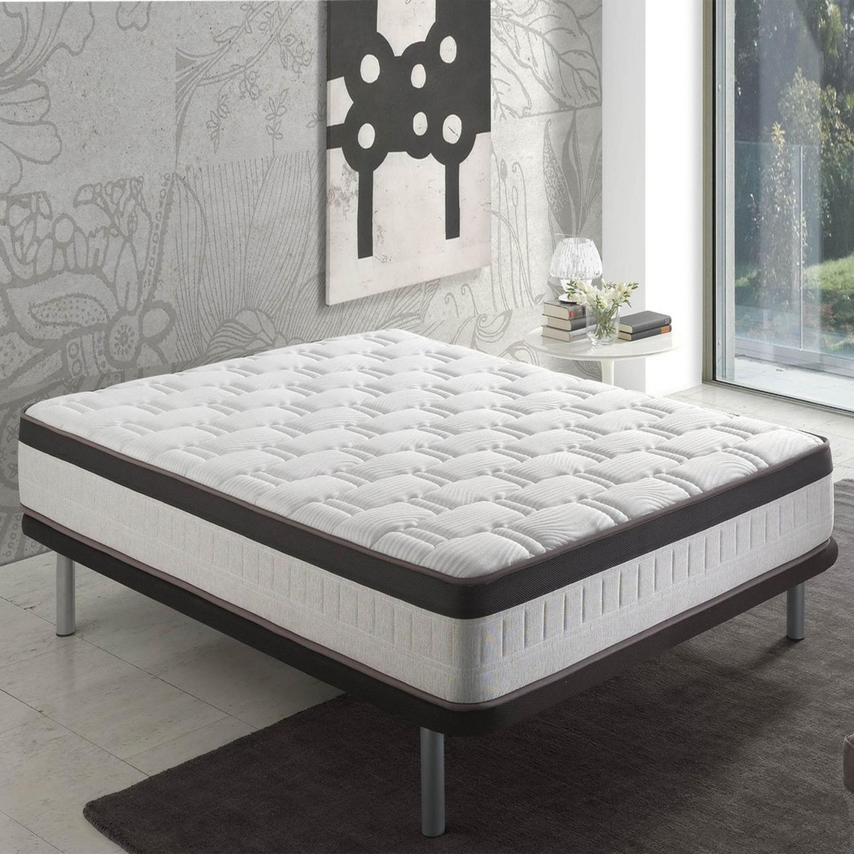 MARCKONFORT Matelas Supreme 140x190 cm à mémoire de forme, 27 cm Épaisseur