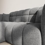 Voir la diapositive 6 : LISA DESIGN Mini ray - canapé d'angle gauche 4 places en tissu texturé