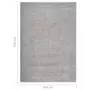 VIDAXL Tapis shaggy antiderapant Gris clair 160x230 cm