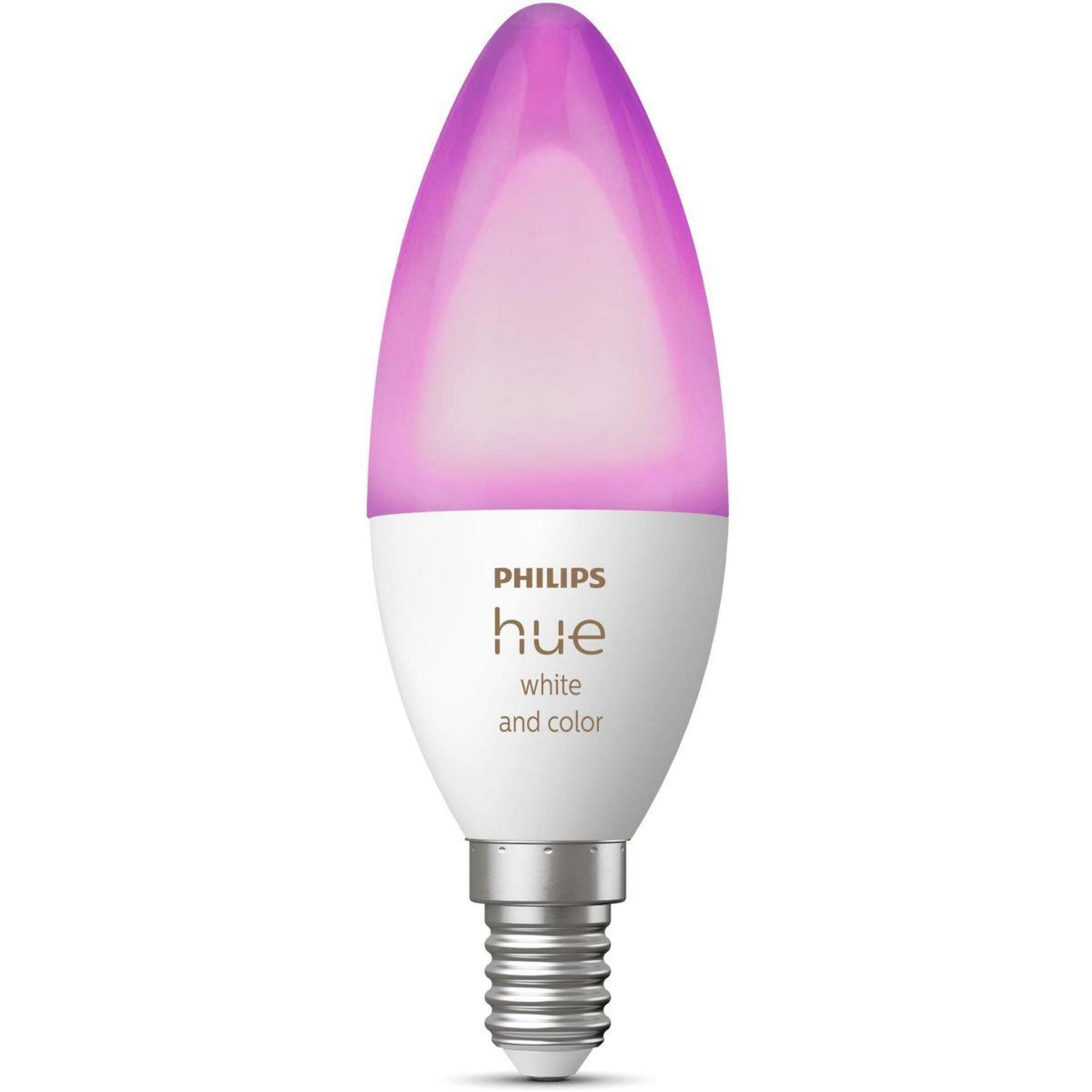 Voir la diapositive 4 : PHILIPS HUE Ampoule LED connectée E14 White&Color Ambiance Flamme