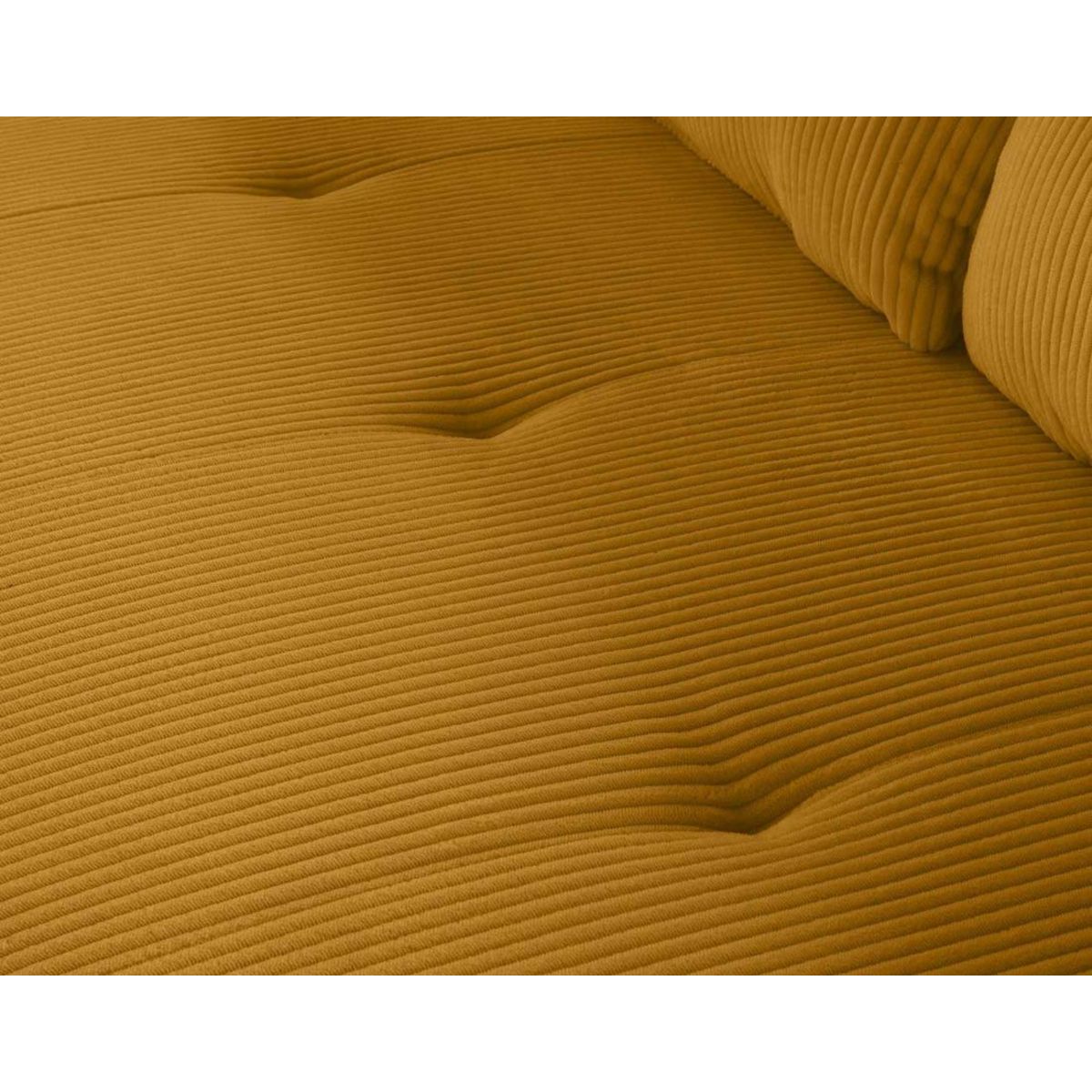 LISA DESIGN Onyx - canapé droit 3 places - en velours côtelé