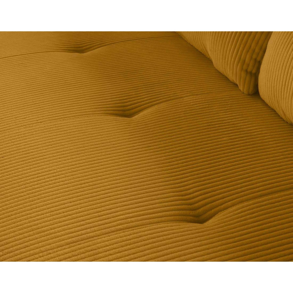 LISA DESIGN Onyx - canapé droit 3 places - en velours côtelé