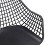 Voir la diapositive 6 : IDIMEX Lot de 4 chaises LUCIA, en plastique