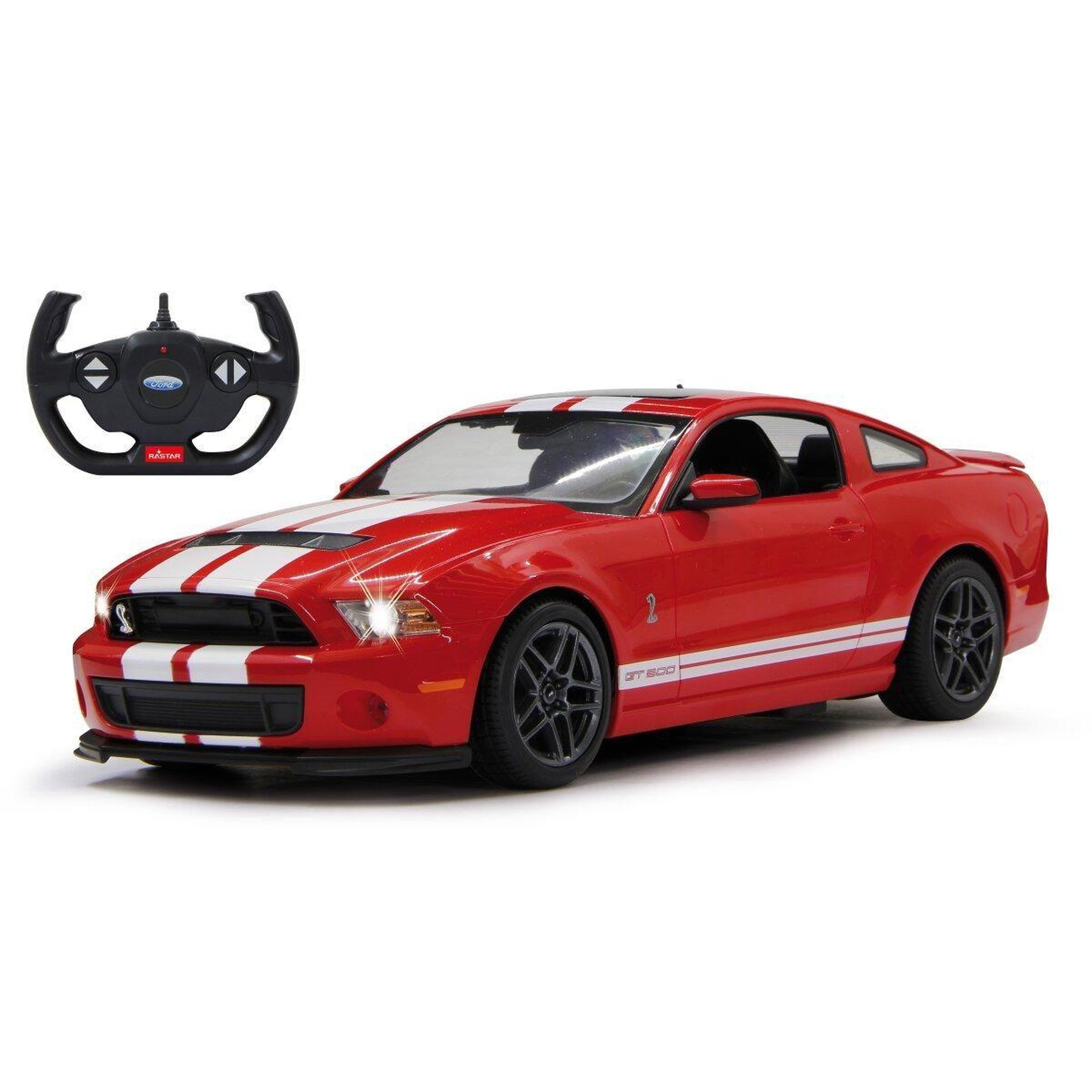 Jamara Voiture télécommandée ford shelby gt500 1:14 rouge 2,4ghz