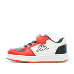 KAPPA Baskets Blanc/Rouge Garçon KAPPA Malone. Coloris disponibles : Blanc