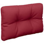 Voir la diapositive 5 : VIDAXL Coussins de palette lot de 2 rouge bordeaux tissu