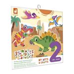 JANOD Jeu créatif Janod Stickers épais repositionnables Dinos
