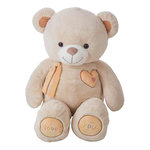 Valentino Ours en peluche Valentino beige 115 cm