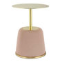 Voir la diapositive 2 : Paris Prix Table d'Appoint Design  Jokai  60cm Rose & Or