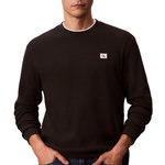 CALVIN KLEIN JEANS Sweat  Homme Calvin Klein Jeans Waffle Badge. Coloris disponibles : Noir