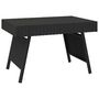 Voir la diapositive 2 : VIDAXL Table d'appoint pliable noir 60x40x38 cm resine tressee