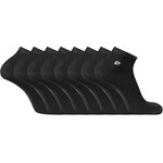 PIERRE CARDIN Lot de 4 Paires de Quarter unies modèle PC 400. Coloris disponibles : Noir