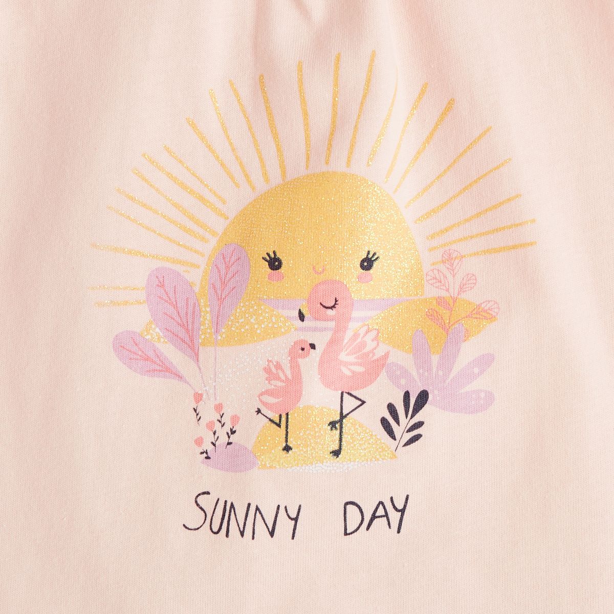 INEXTENSO Pyjashort flamant rose bébé fille