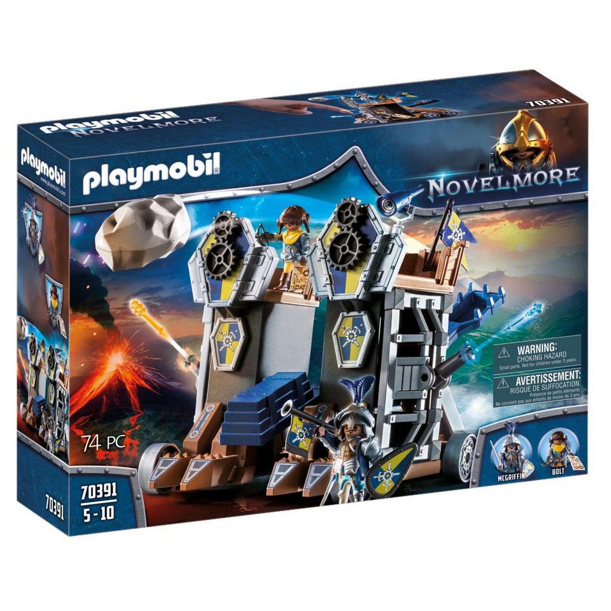 PLAYMOBIL 70391 - Novelmore - Tour d'attaque des chevaliers Novelmore