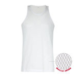 Eminence Débardeur homme maille aérée Pur Coton. Coloris disponibles : Blanc