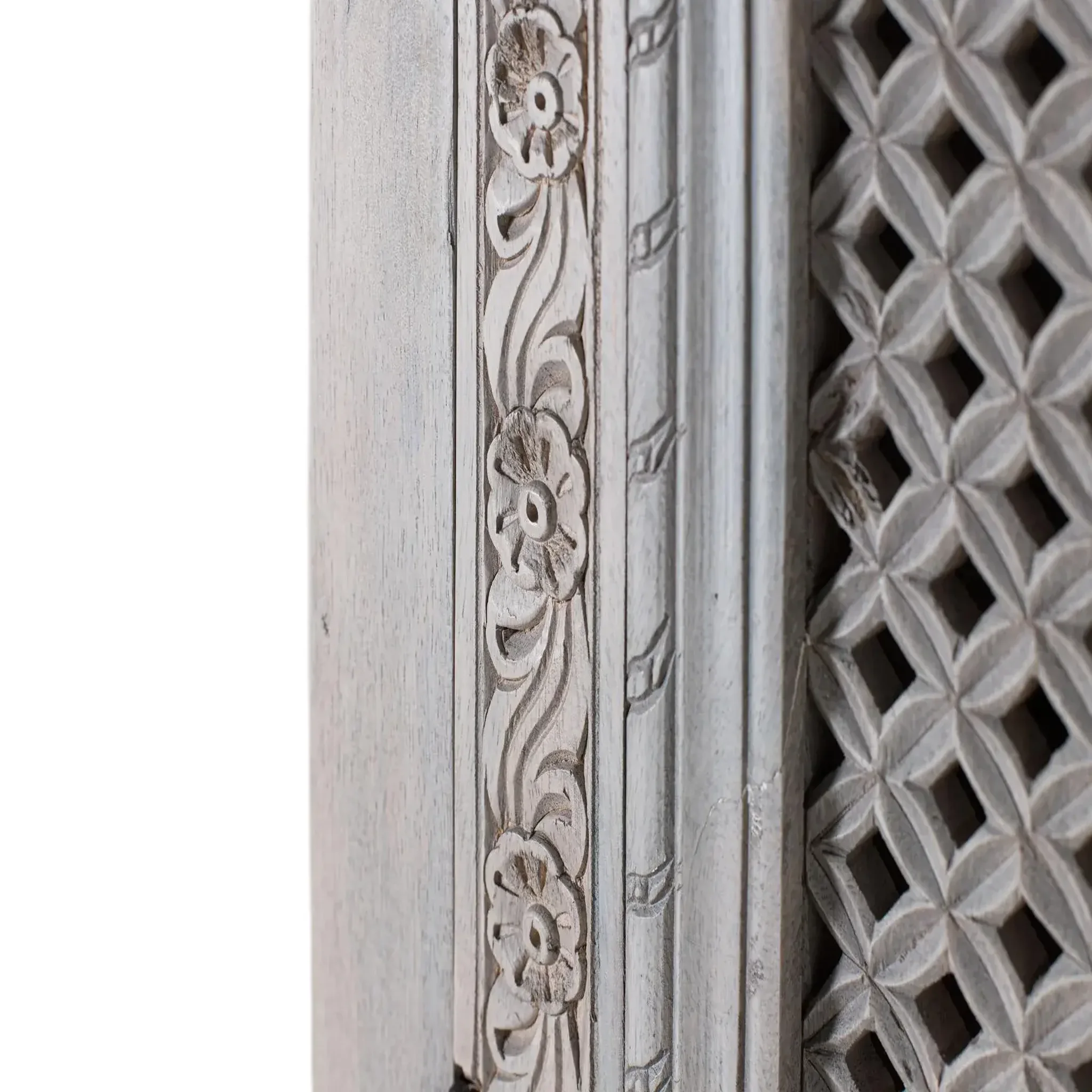 Voir la diapositive 4 : GINER Y COLOMER SL Armoire en bois de manguier 104cm style rustique vintage