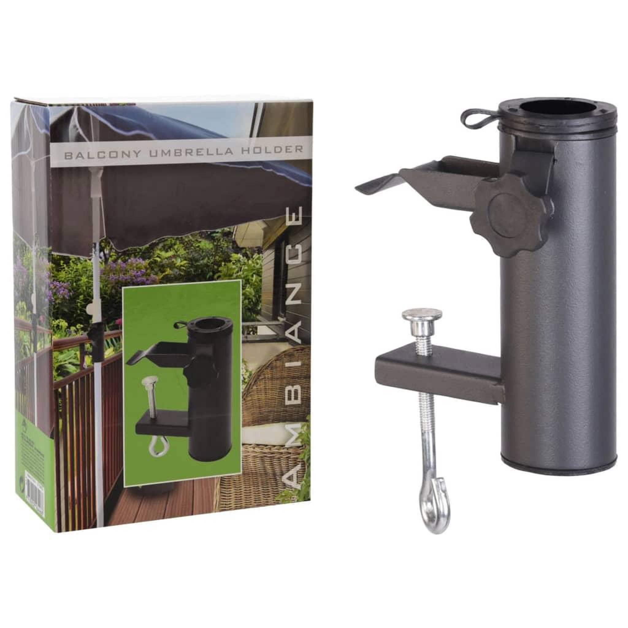 Voir la diapositive 1 : ProGarden ProGarden Support de parasol pour le balcon