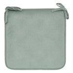 ATMOSPHERA Galette de Chaise Uni  Lilou  38x38cm Vert Céladon