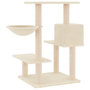 Voir la diapositive 5 : VIDAXL Arbre a chat avec griffoirs en sisal creme 82,5 cm