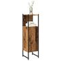 Voir la diapositive 3 : VIDAXL Armoire salle de bain vieux bois 33x33x120,5 cm bois ingenierie