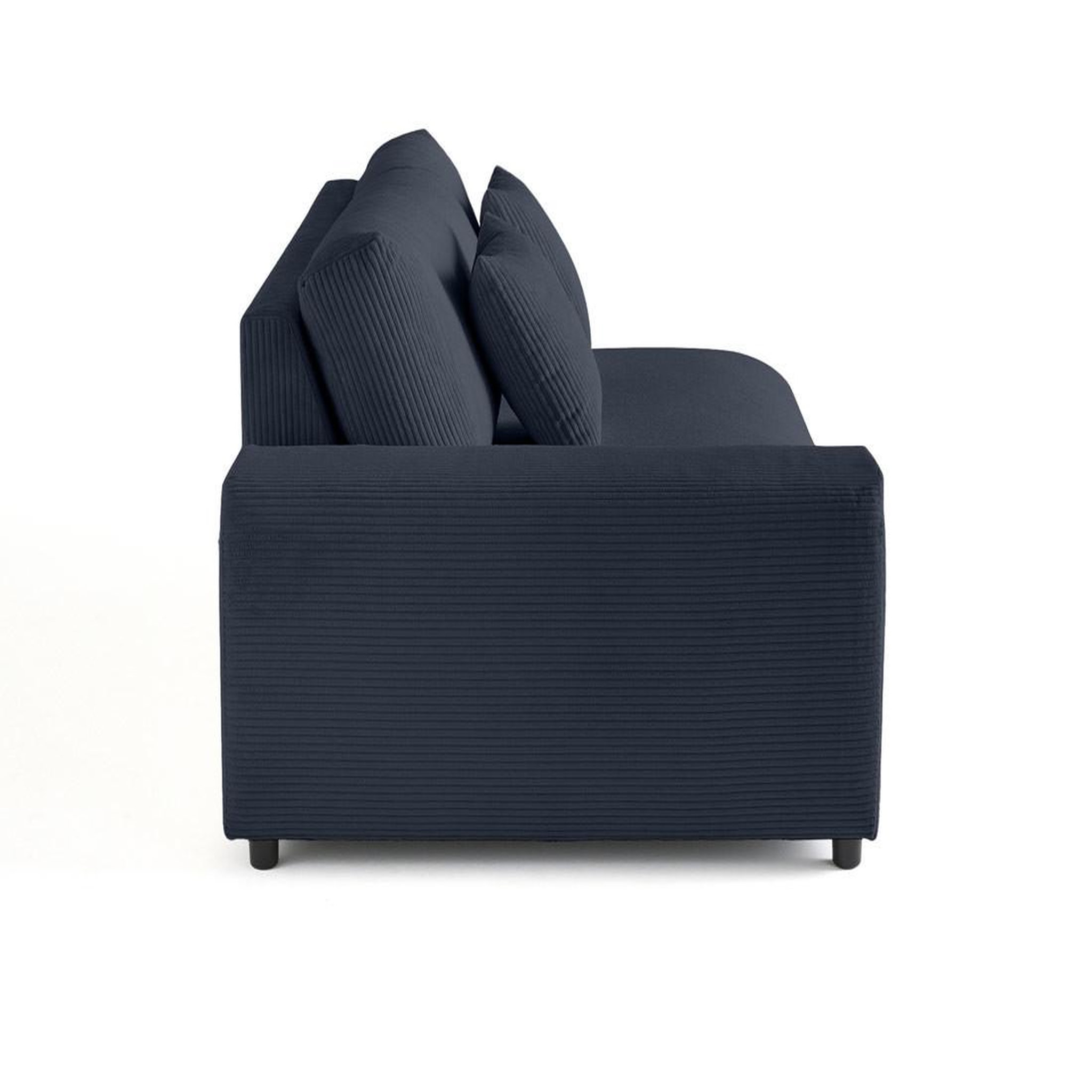 Voir la diapositive 3 : BEST MOBILIER Garance - module d'assise 3 places avec accoudoir gauche - en velours côtelé