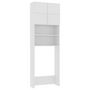 Voir la diapositive 2 : VIDAXL Meuble de machine a laver Blanc 64x25,5x190cm Bois d'ingenierie