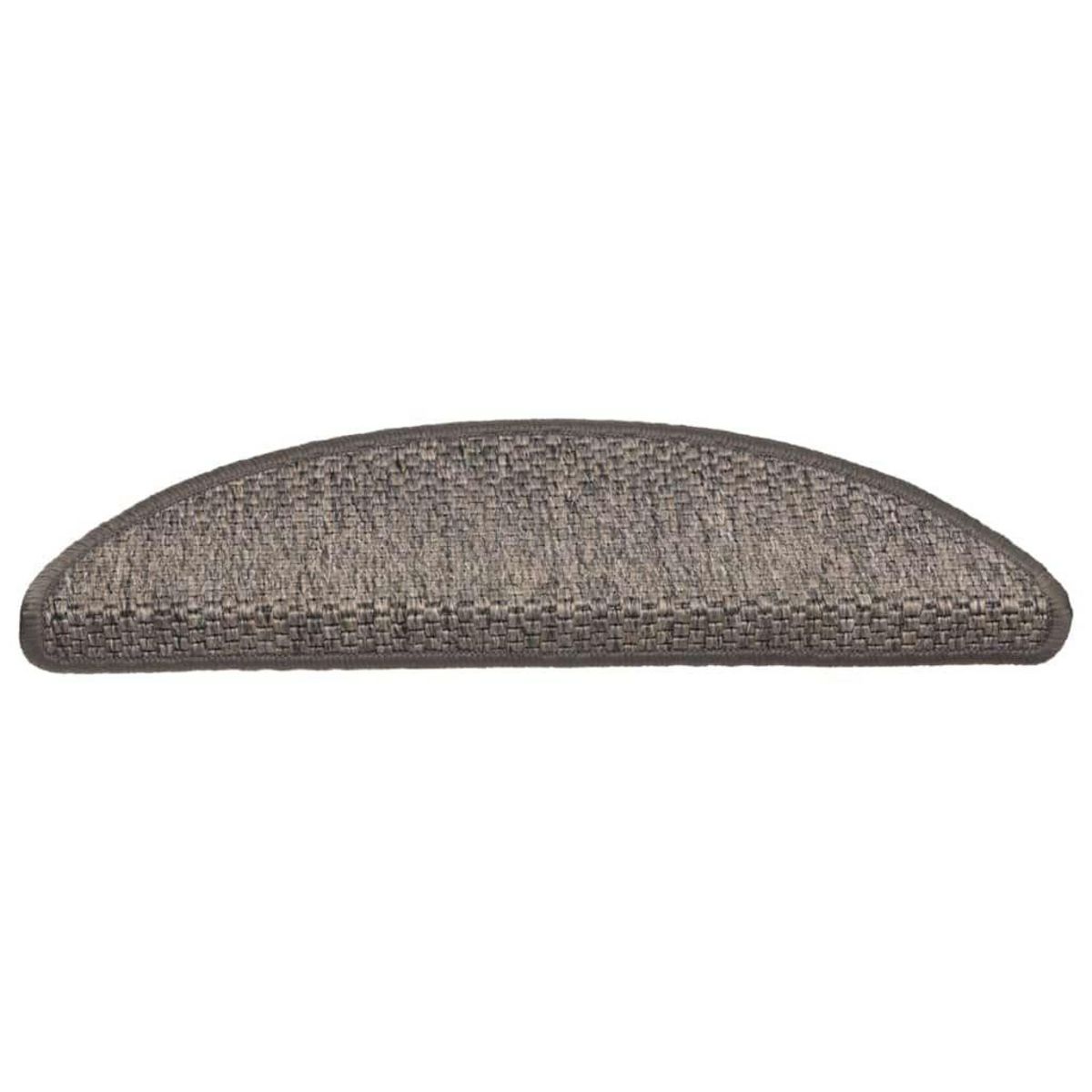 VIDAXL Tapis d'escalier autocollants 30 pcs 56x17x3 cm marron beige