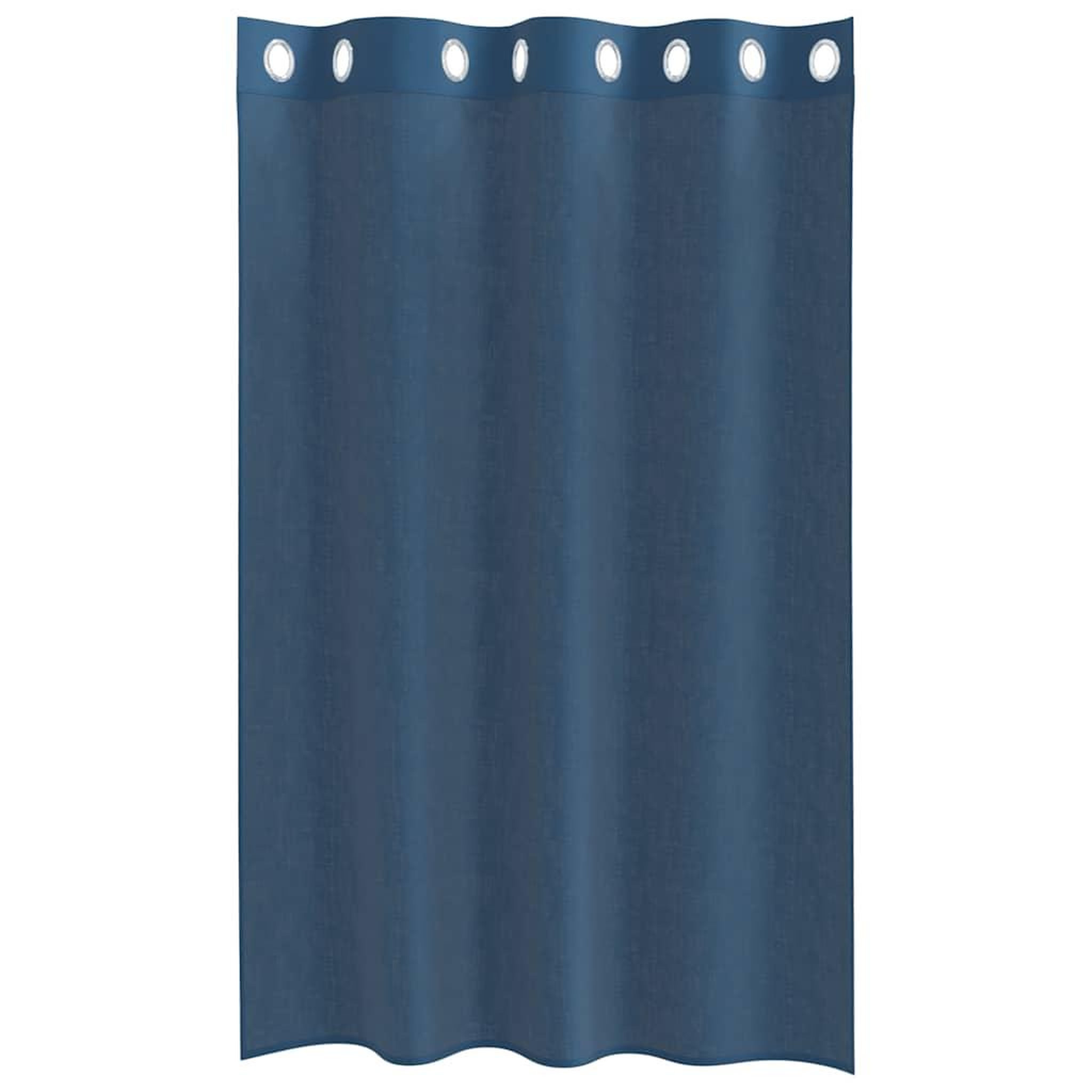 Voir la diapositive 4 : VIDAXL Rideaux en voile avec œillets 2 pcs bleu royal