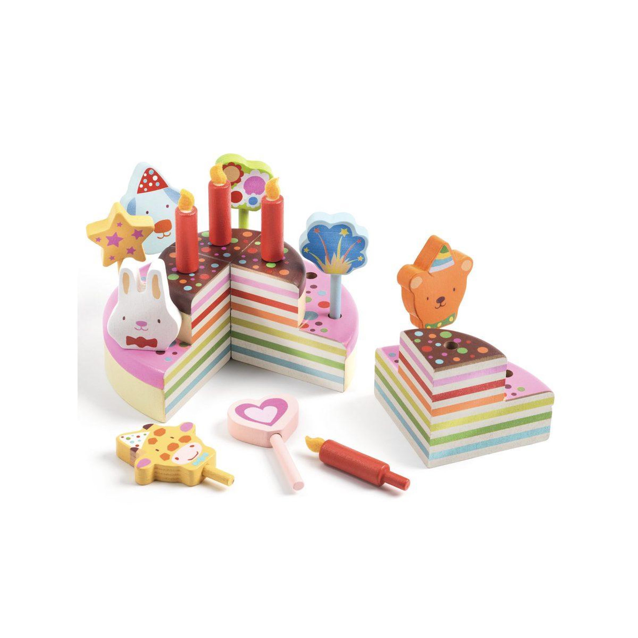 Voir la diapositive 3 : Djeco Gateau d anniversaire happy birthday -