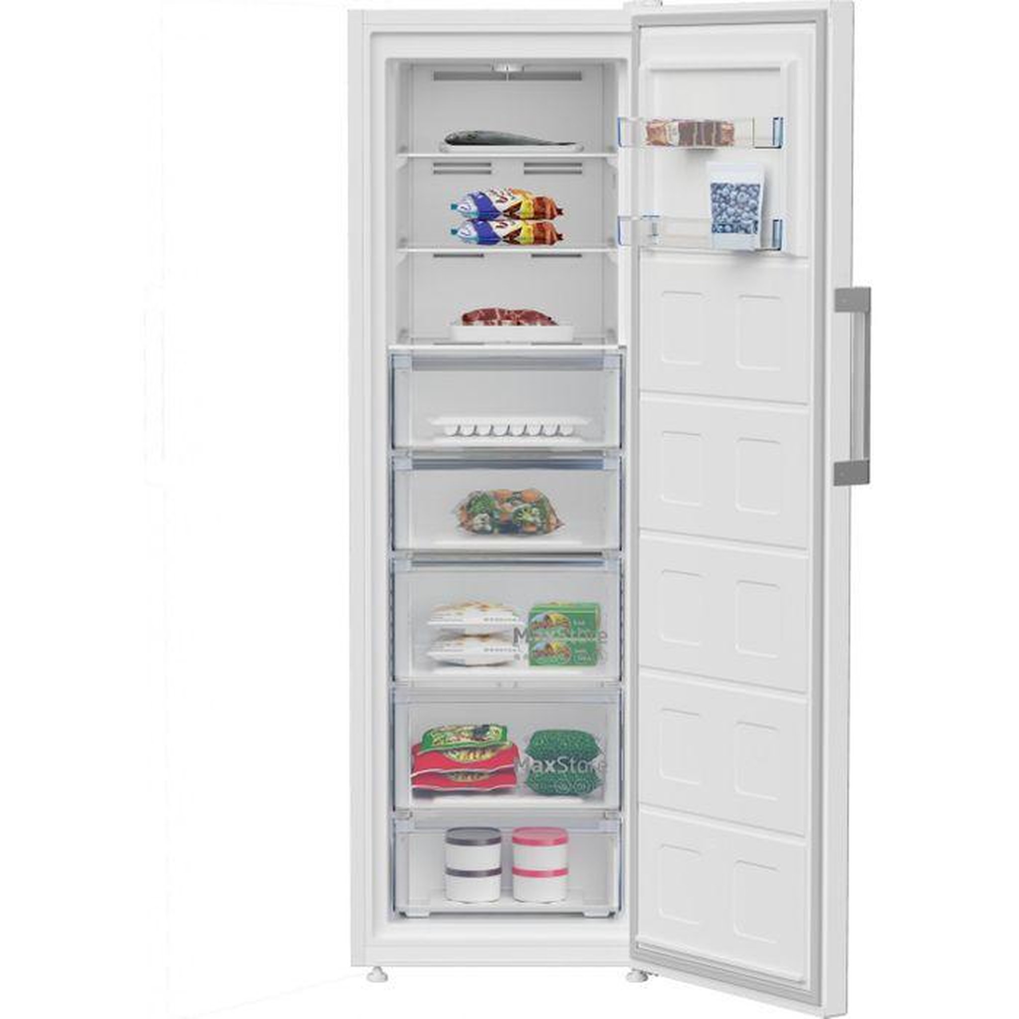Voir la diapositive 3 : Beko Congélateur armoire 60cm 286l blanc - b1rfne314w