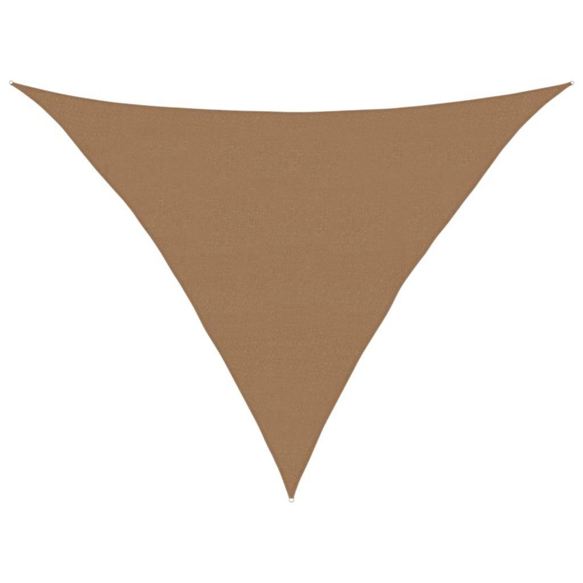 VIDAXL Voile d'ombrage 160 g/m^2 Taupe 5x5x6 m PEHD