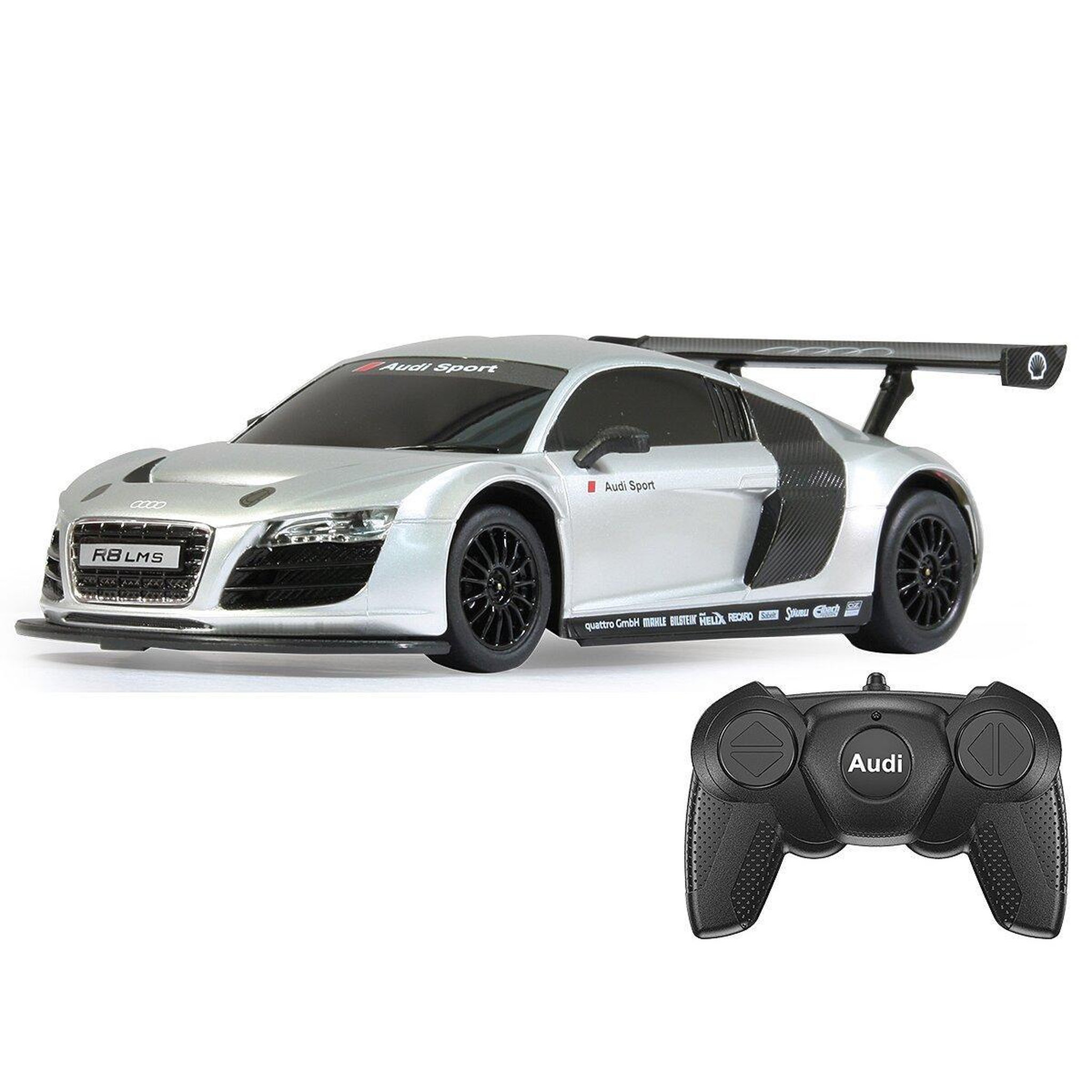 Voir la diapositive 4 : Jamara Voiture télécommandée audi r8 lms 1:24 argent 2,4ghz