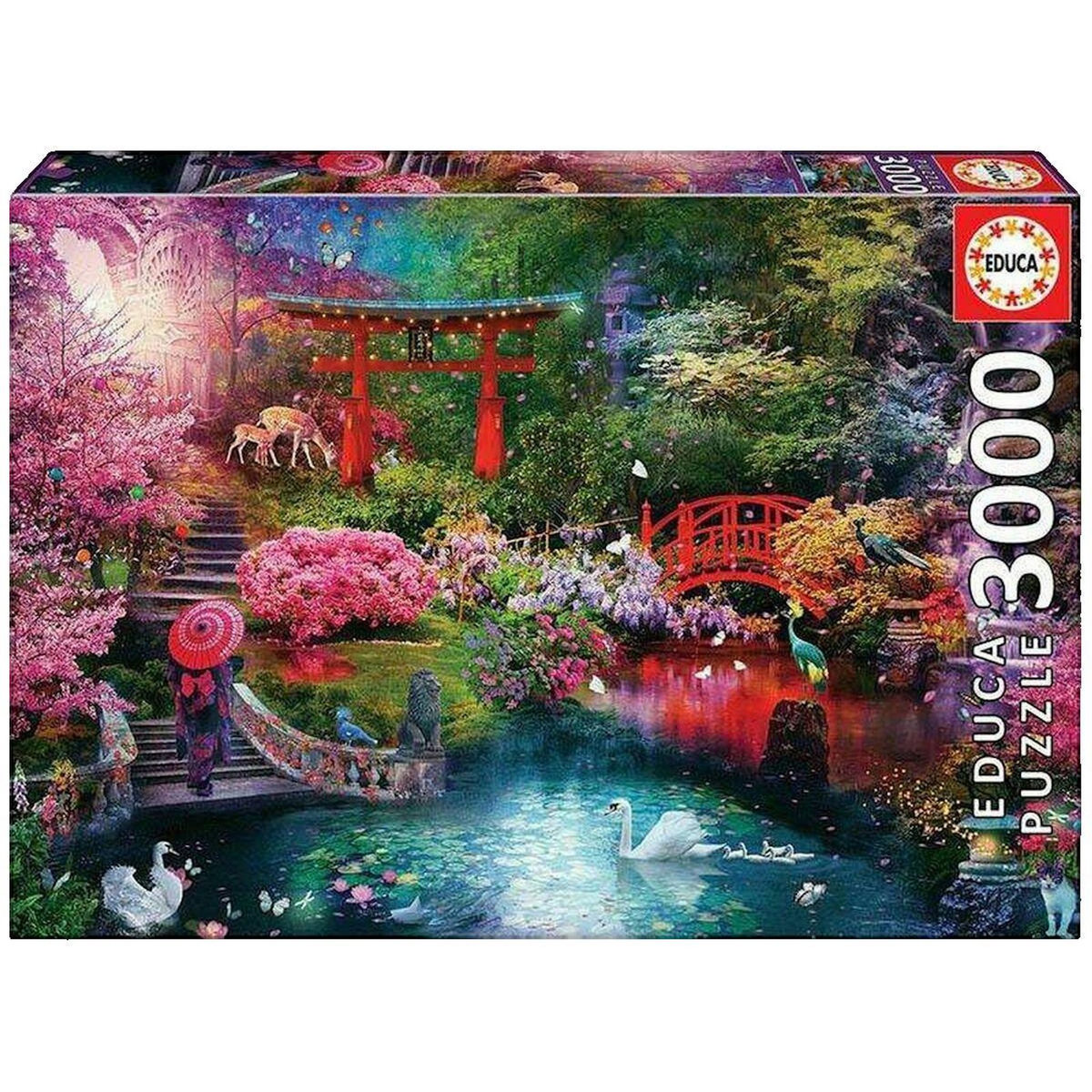 EDUCA Puzzle educa-borras Jardin japonais 3000 pièces