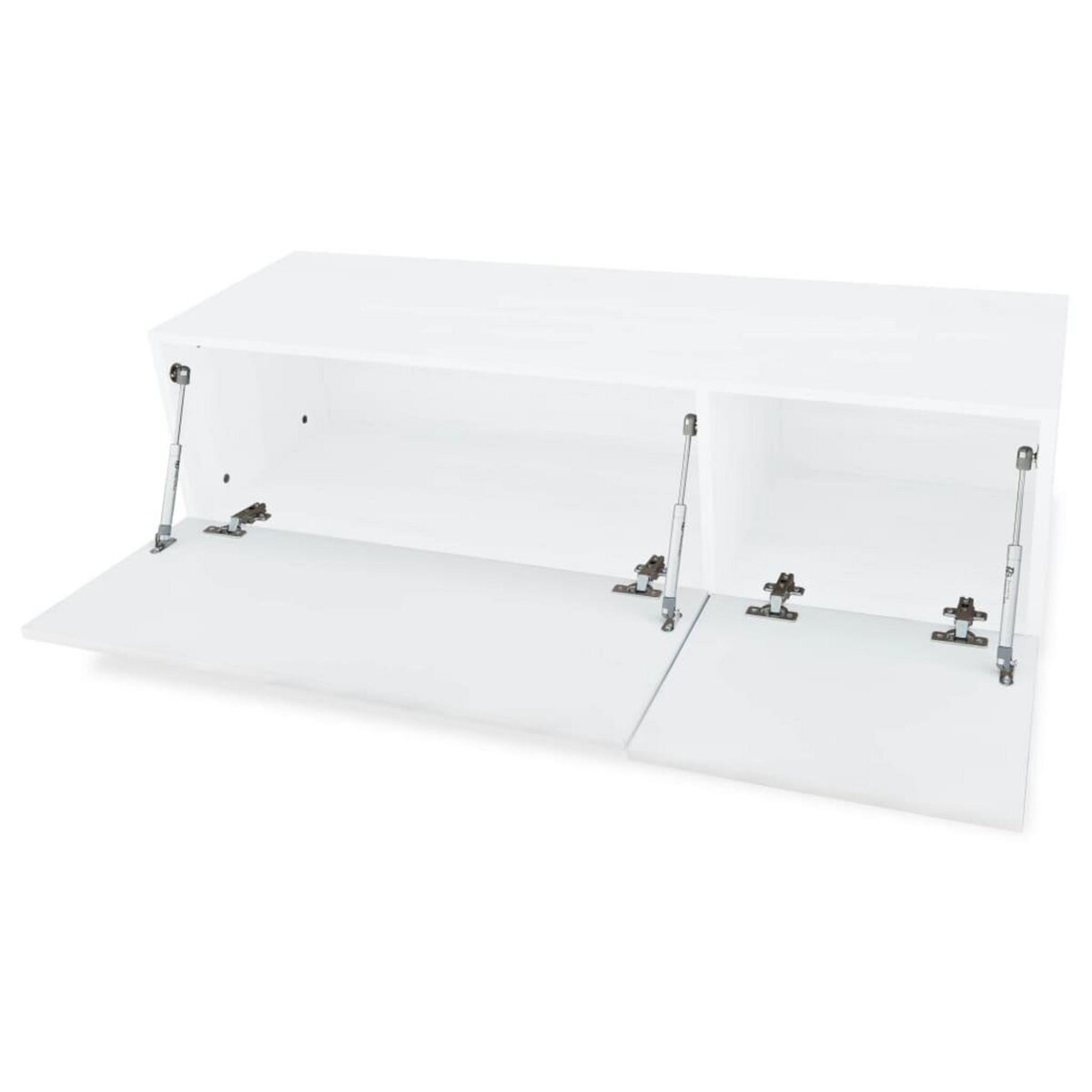 VIDAXL Meuble TV bois d'ingenierie 120x40x34 cm blanc brillant