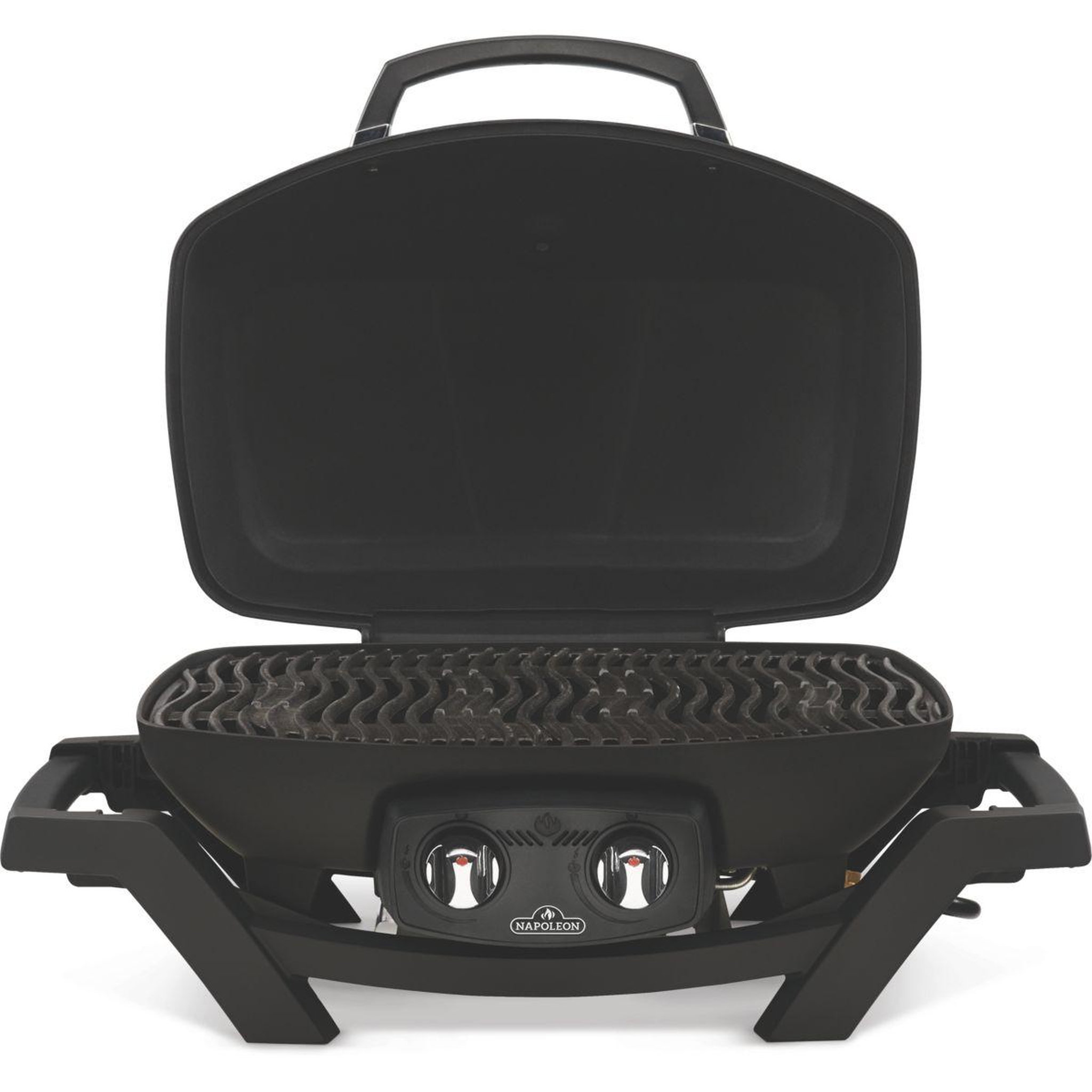 Voir la diapositive 3 : NAPOLEON Barbecue gaz Travel Q Pro noir 2brûleurs sur chariot pliant, 54x37 cm