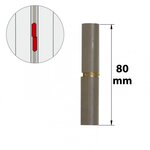 CENTRALE BRICO Paumelle sans lame acier brut, H.80 x L.18 x P.14 mm