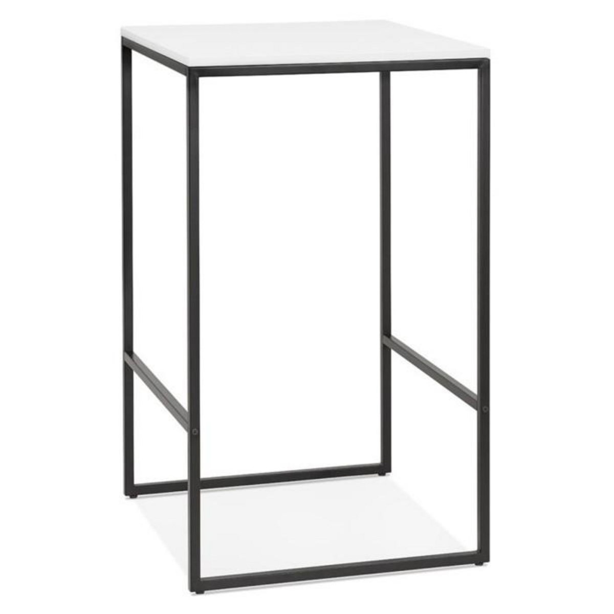 Paris Prix Table d'Appoint Design  Relia  103cm Blanc & Noir