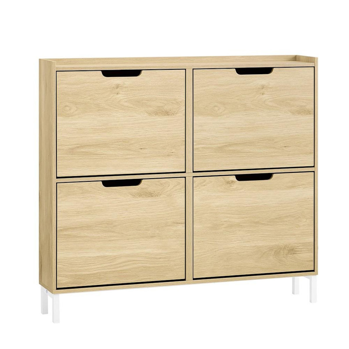 SOBUY SoBuy - Meuble À Chaussures 4 portes - Minimaliste - FSR100