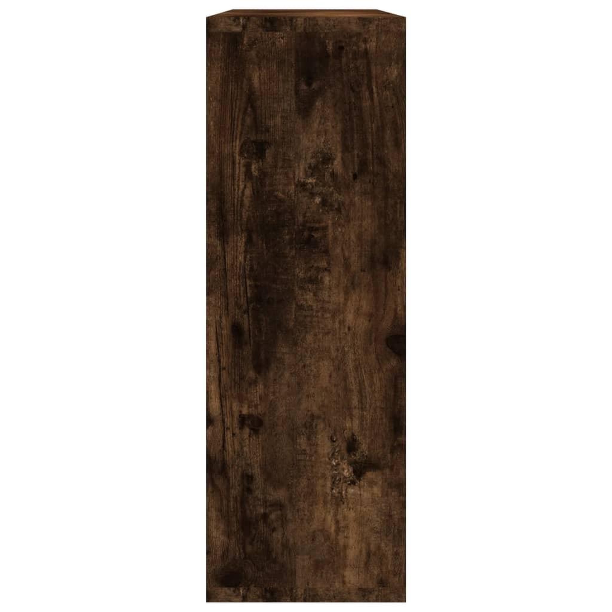 Voir la diapositive 4 : VIDAXL Etagere murale chene fume 104x20x58,5 cm bois d'ingenierie