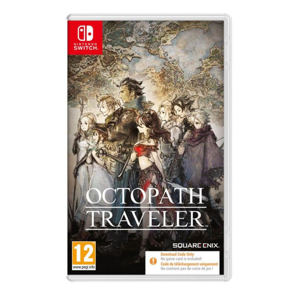 SQUARE ENIX Octopath Traveler Code in a box Nintendo Switch