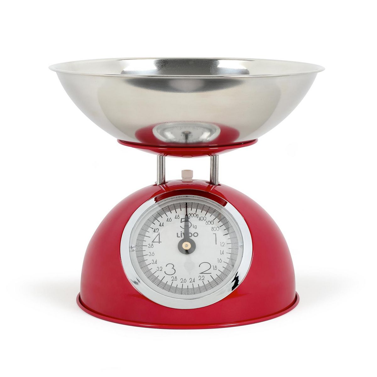 LIVOO Balance de cuisine mécanique 5kg - 20g rouge - dom443r