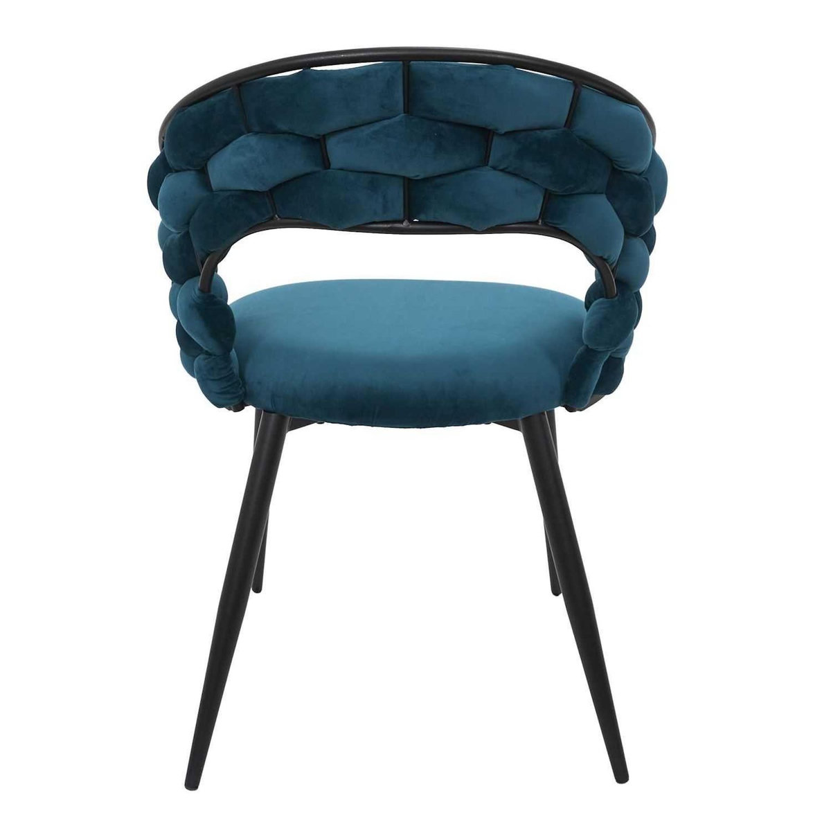 The Home Deco Factory Lot de 2 chaises assise tressée LUND