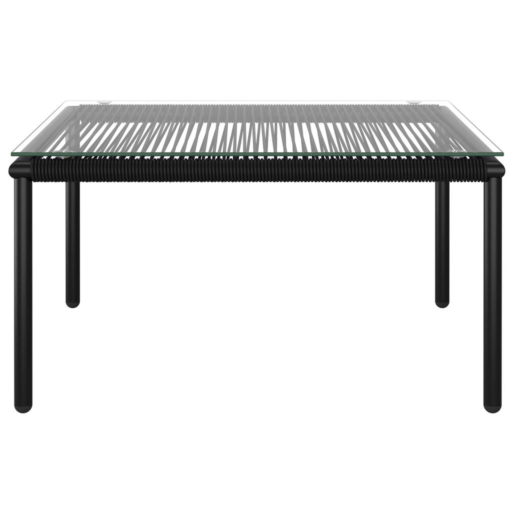 Voir la diapositive 5 : VIDAXL Salon de jardin 6 pcs avec coussins Noir PVC