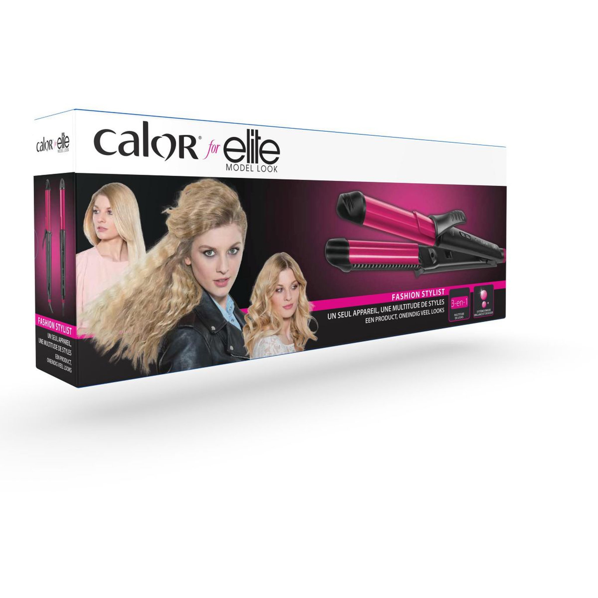 Voir la diapositive 3 : CALOR Fer à boucler CF4512C0 Fashion stylist