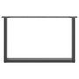 Voir la diapositive 5 : VIDAXL Pieds de table basse forme de U 2 pcs anthracite 70x(42-43) cm