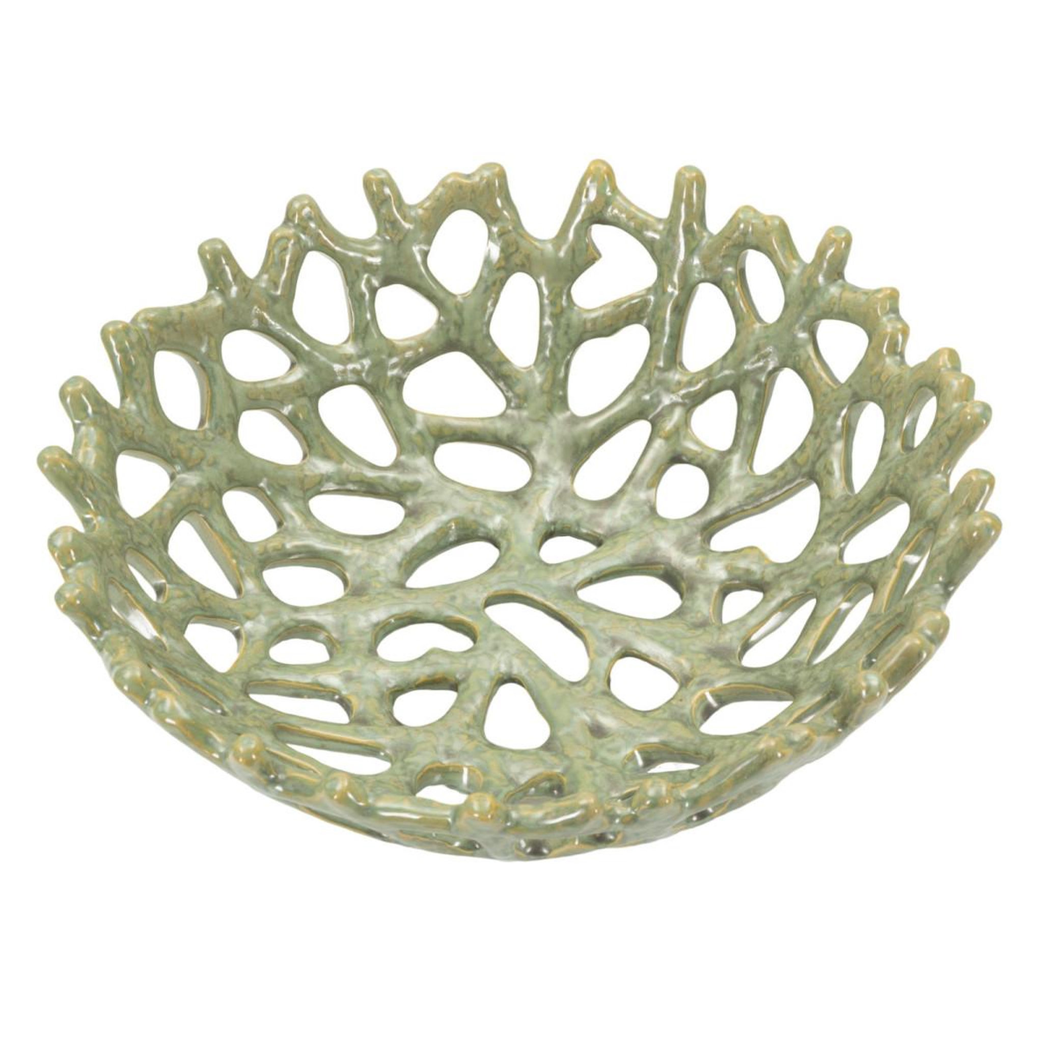 Voir la diapositive 2 : Paris Prix Vide-poche design  coral  35cm vert