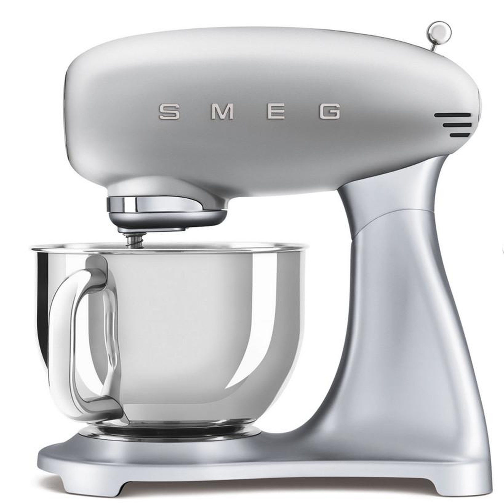 SMEG Robot pétrin sur socle 4,8l 800w gris métal - SMF02SVEU