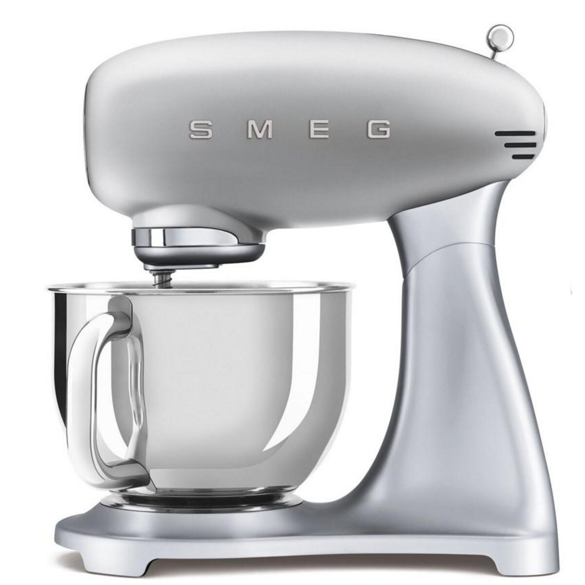 SMEG Robot pétrin sur socle 4,8l 800w gris métal - smf02sveu