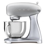 SMEG Robot pétrin sur socle 4,8l 800w gris métal - smf02sveu